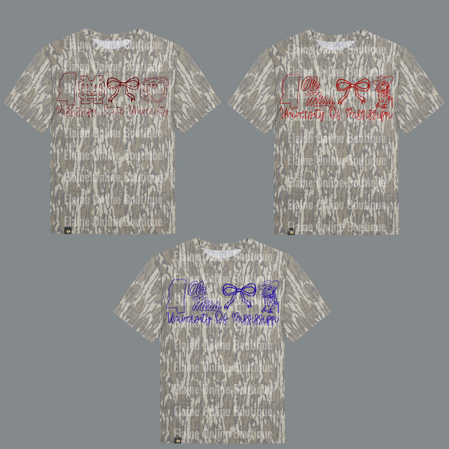Mossy Oak Bottomland Camo Tees