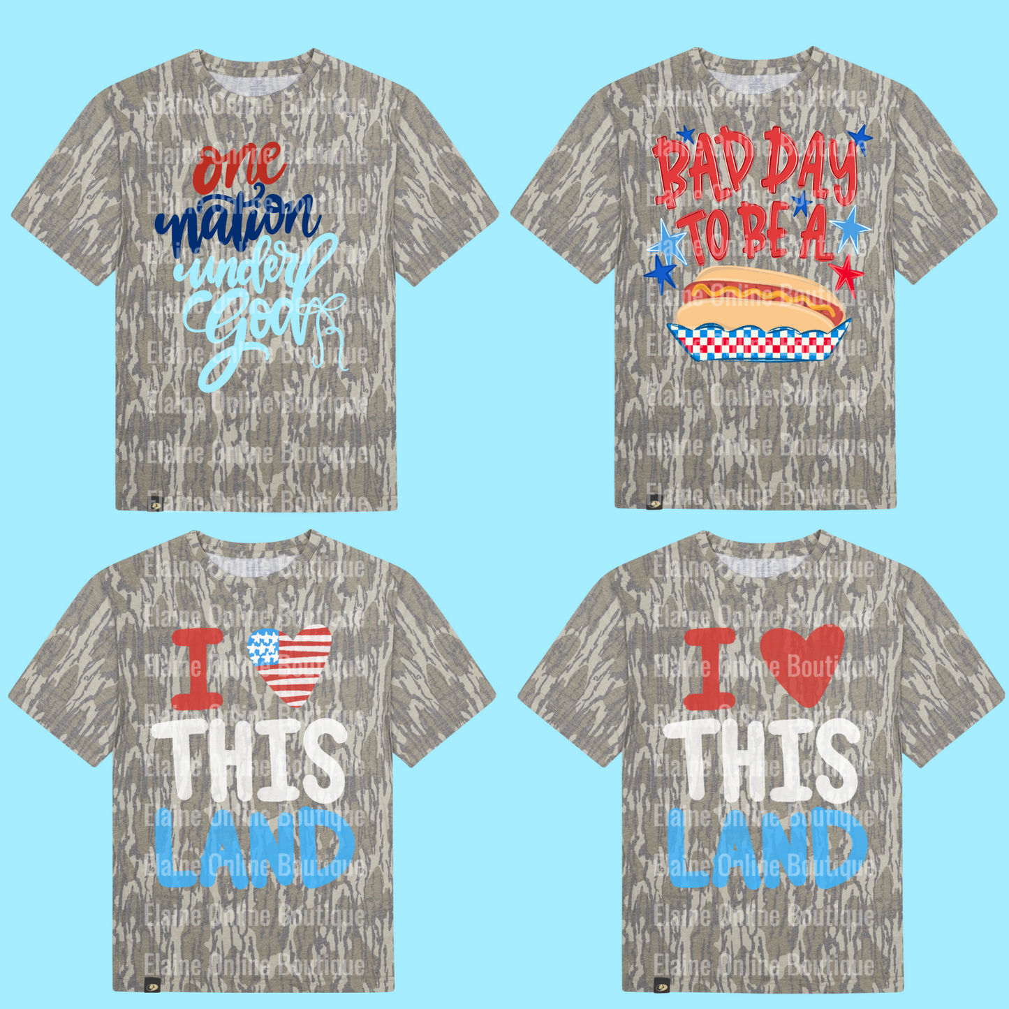 Mossy Oak Bottomland Camo Tees
