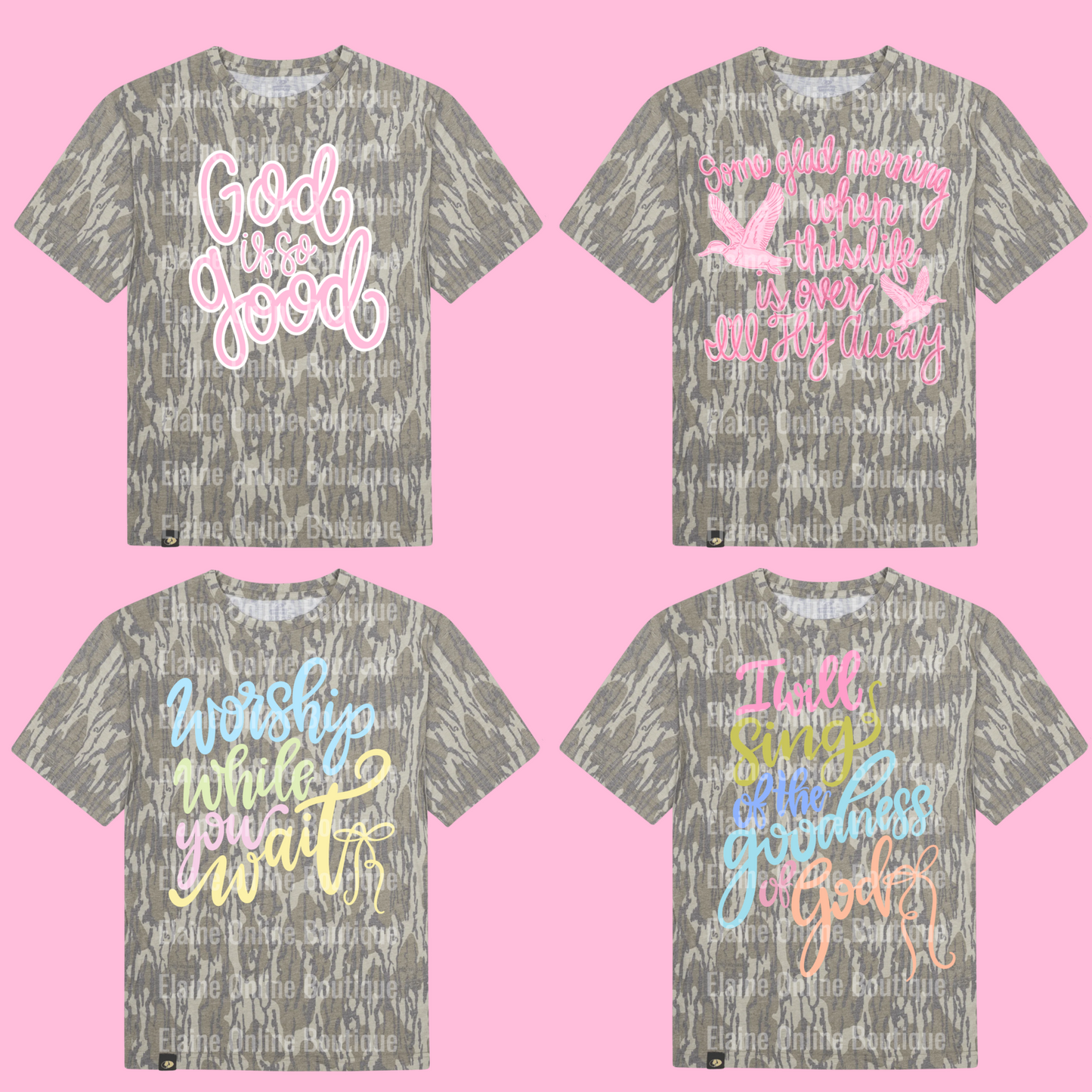 Mossy Oak Bottomland Camo Tees