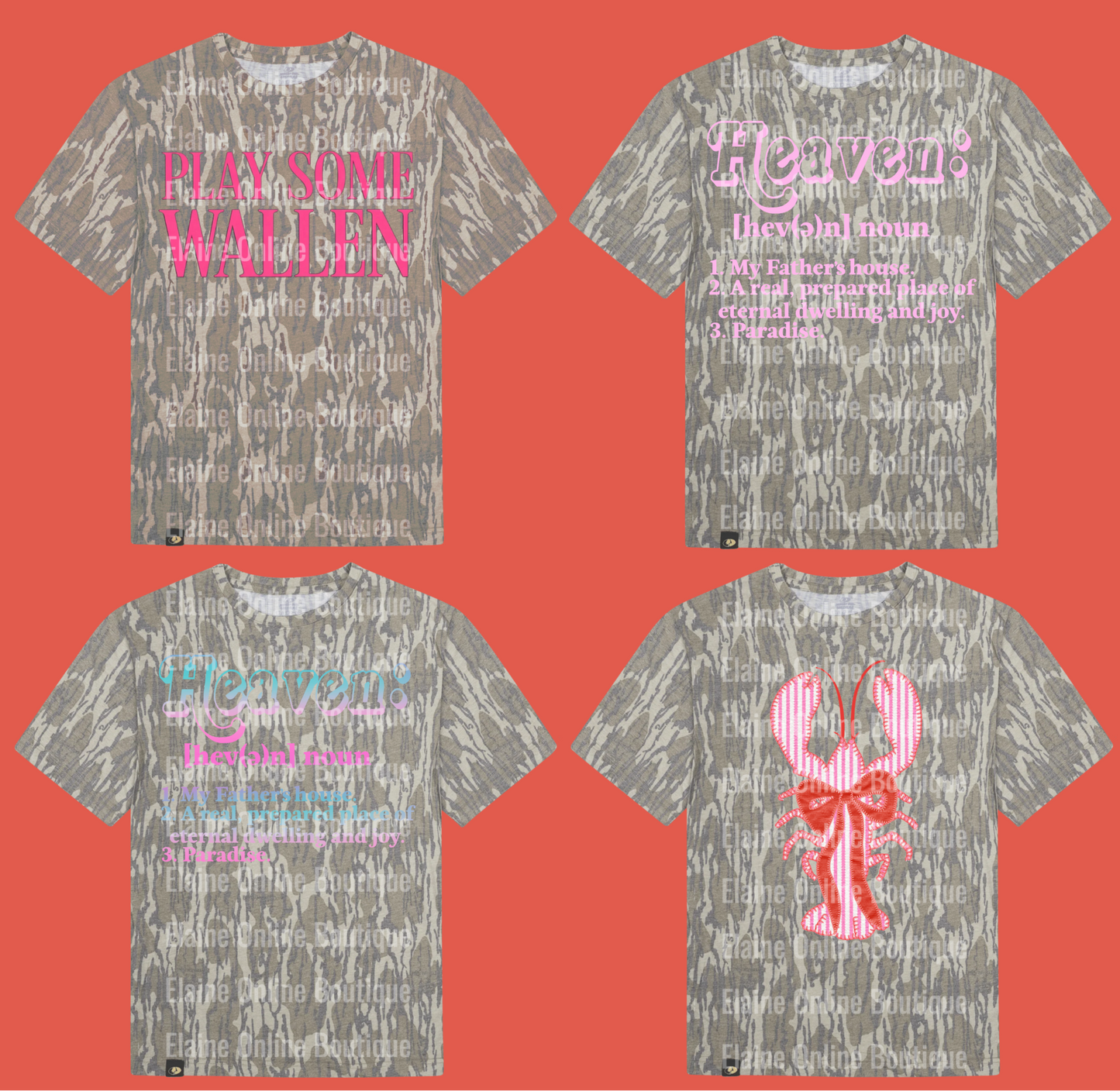 Mossy Oak Bottomland Camo Tees