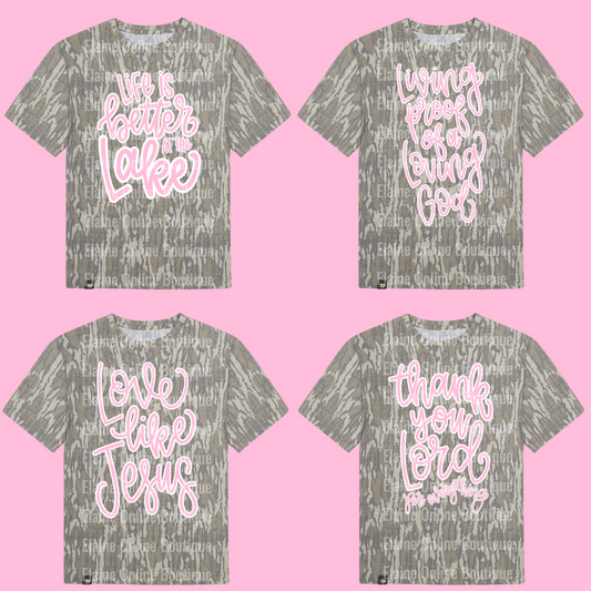 Mossy Oak Bottomland Camo Tees