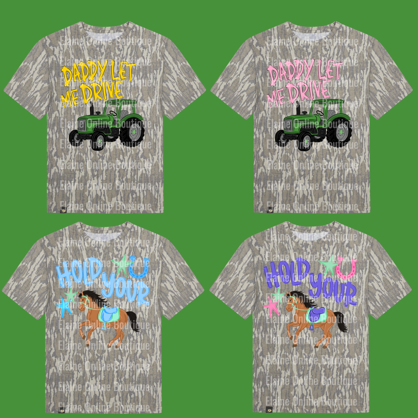 Mossy Oak Bottomland Camo Tees