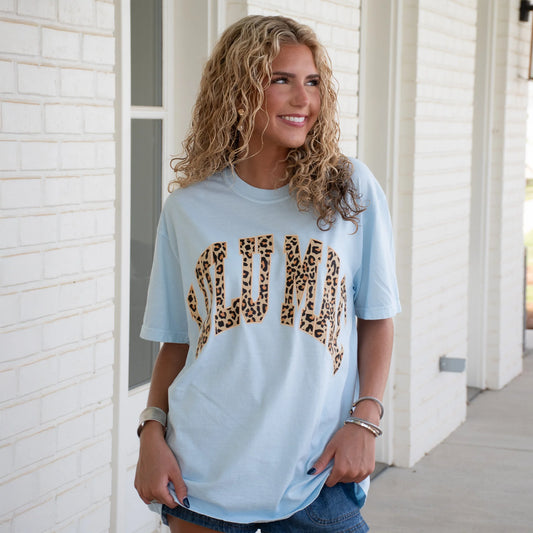 LULU MAC Chambray CC Leopard Tee