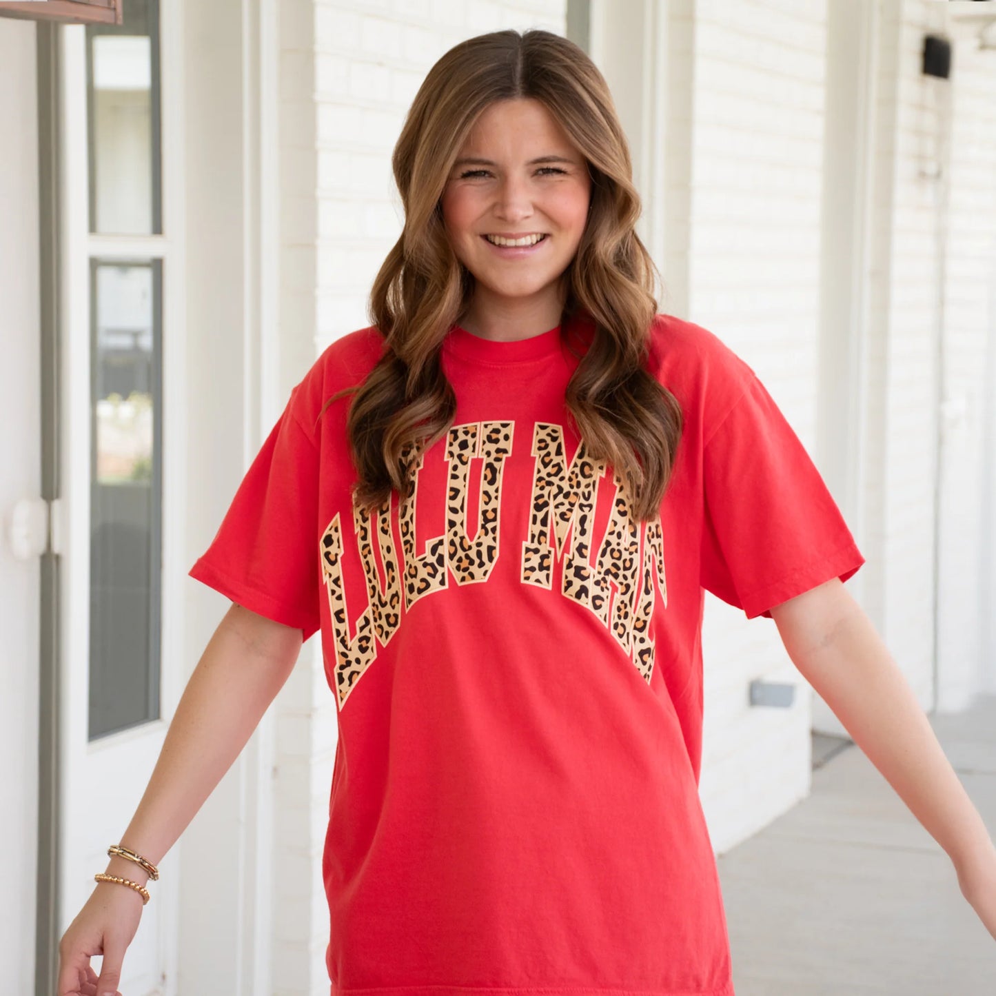 LULU MAC Paprika CC Leopard Tee